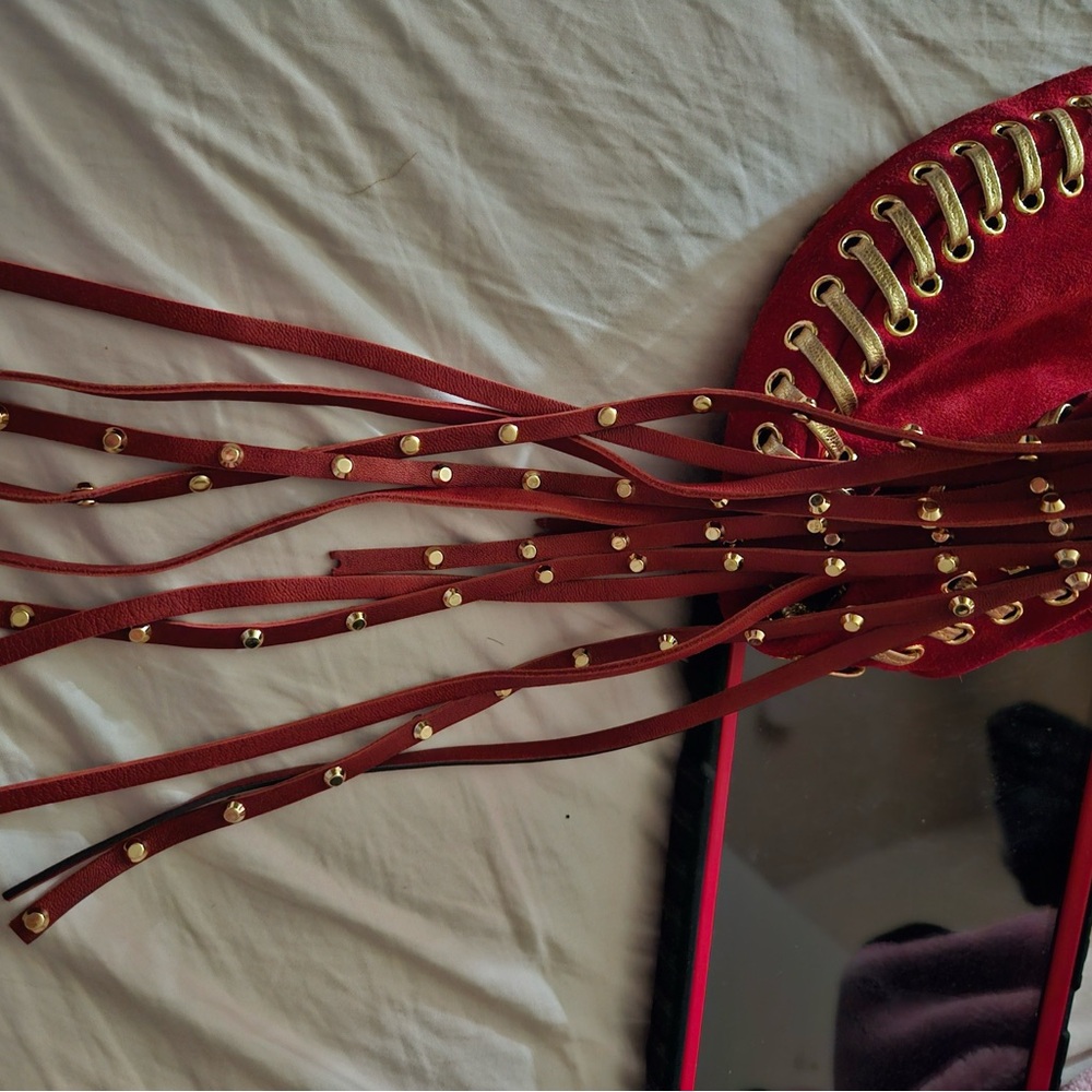 Michael Kors red suede leather purse! - Picture 10 of 15